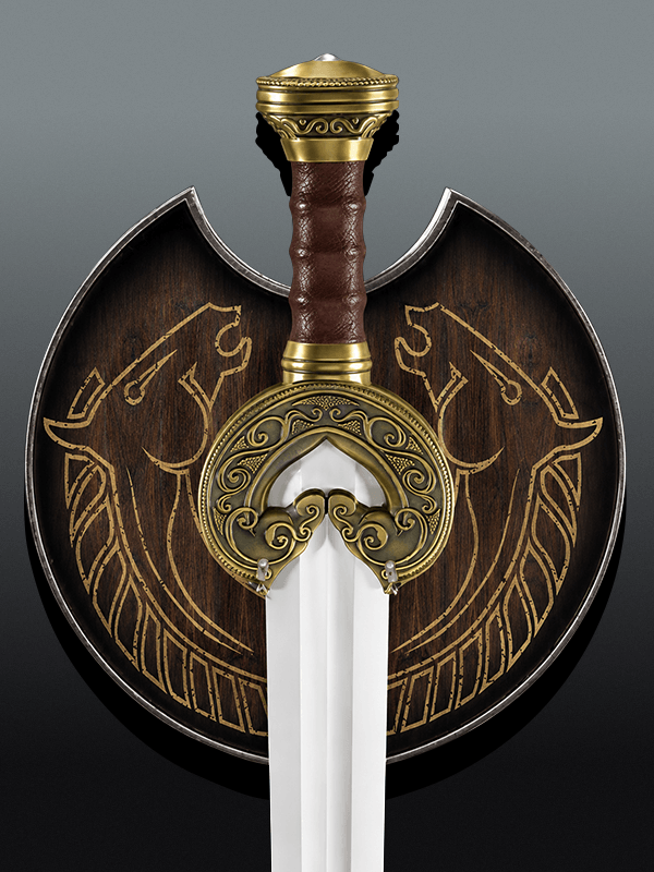 IMG 4 Lord of The Rings King Theoden 1:1 Herugrim Sword Replica - Image 4