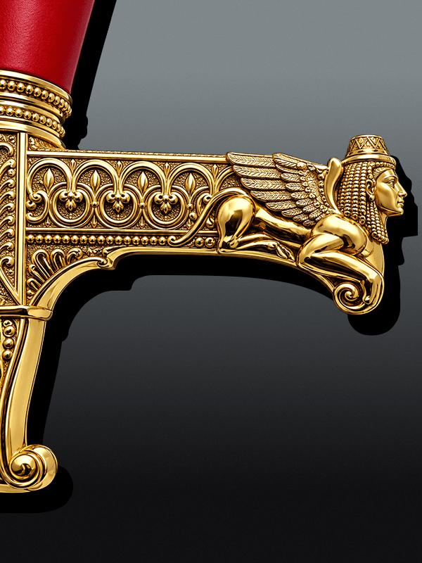 IMG 14 Impressive King Solomon 47" Sword with Display Plaque - Image 4