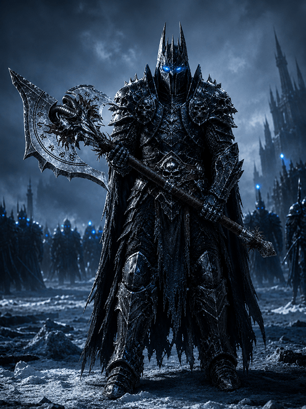 Death Knights wielding the shadowmourne axe Death Knights wielding the shadowmourne axe