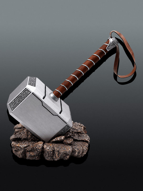IMG 6 The Powerful Thor Hammer 1:1 Mjolnir Metal Replica - Image 5